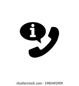 Icono de información, logotipo de información aislado en fondo blanco