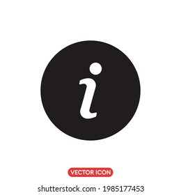 icono de información, signo de información, ilustración vectorial