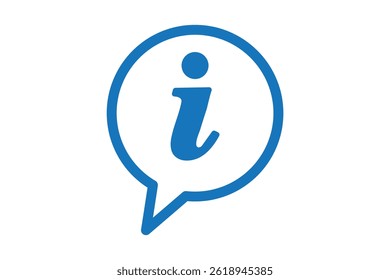 information icon - info symbol . hint information . vector illustration on blank background.