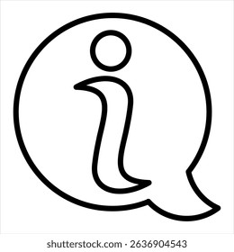 Information Icon Info symbol and message 
