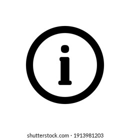 Information Icon, Info Icon Symbol Vector Illustration.