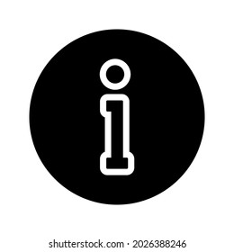 icono de información - símbolo info ilustración del vector sobre fondo blanco 