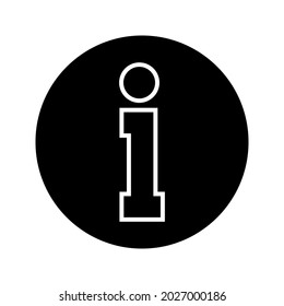 information icon - info symbol vector illustration on white background 