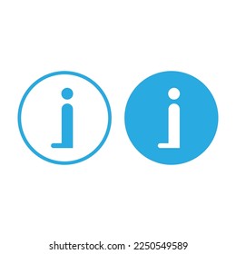 icono de información, símbolo de información. Ilustración vectorial aislada en el fondo en blanco.editable y reemplazable con color.EPS 10