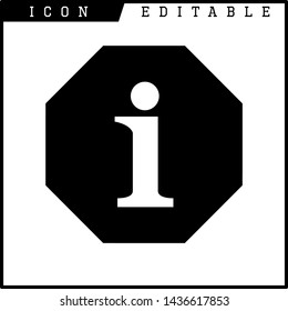 information icon isolated sign symbol vector illustration - vector