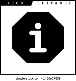 information icon isolated sign symbol vector illustration - vector