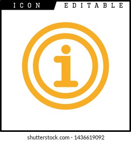 information icon isolated sign symbol vector illustration - vector
