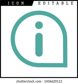 information icon isolated sign symbol vector illustration - vector