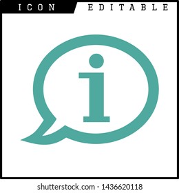 information icon isolated sign symbol vector illustration - vector