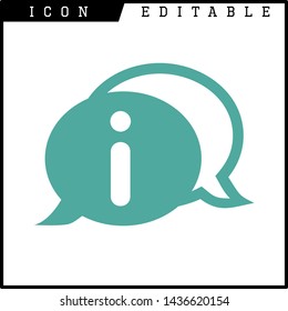 information icon isolated sign symbol vector illustration - vector