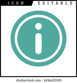 information icon isolated sign symbol vector illustration - vector