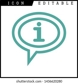 information icon isolated sign symbol vector illustration - vector