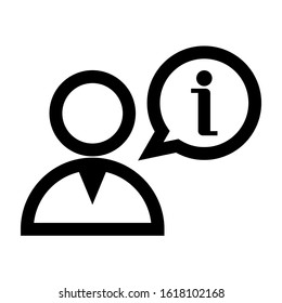 information icon isolated sign symbol vector illustration - high quality black style vector icons

