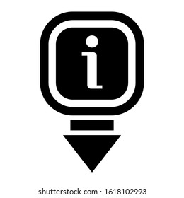 information icon isolated sign symbol vector illustration - high quality black style vector icons
