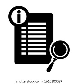 information icon isolated sign symbol vector illustration - high quality black style vector icons
