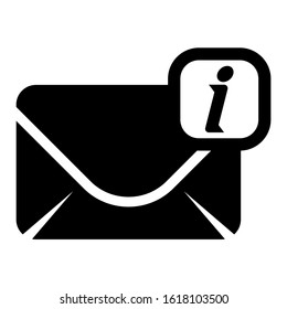 information icon isolated sign symbol vector illustration - high quality black style vector icons
