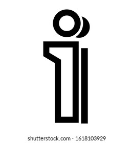information icon isolated sign symbol vector illustration - high quality black style vector icons
