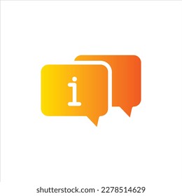 Informationssymbol mit isoliertem Vektorgrafik und transparentem Hintergrund