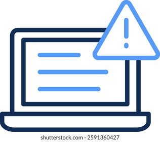 Information Icon Line Color Vector Illustration