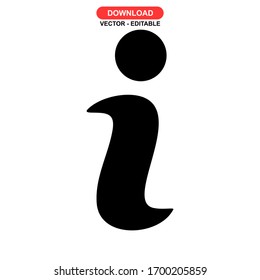 information icon or logo isolated sign symbol vector illustration - high quality black style vector icons
