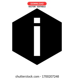 information icon or logo isolated sign symbol vector illustration - high quality black style vector icons
