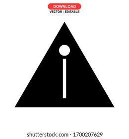 information icon or logo isolated sign symbol vector illustration - high quality black style vector icons
