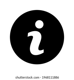 Information icon or logo isolated sign symbol vector illustration - high quality black style vector icons
