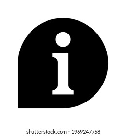 Information icon or logo isolated sign symbol vector illustration - high quality black style vector icons
