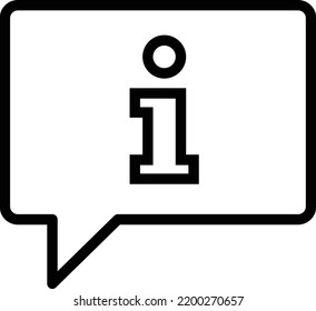 Information icon, logo or symbol