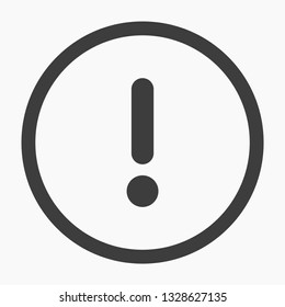 Information icon on white background