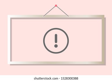 Information icon on white background . Lorem Ipsum Illustration design