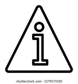 information icon outline vector design