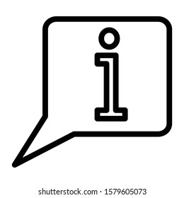 information icon outline vector design