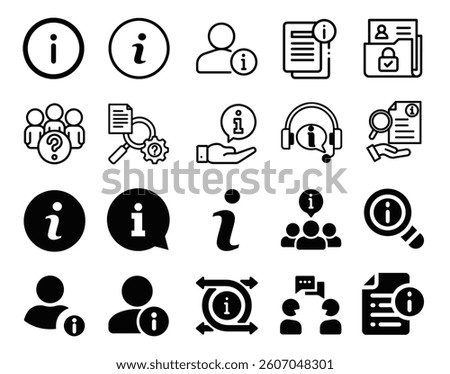 Information Icon Pack,Seek Information Icon