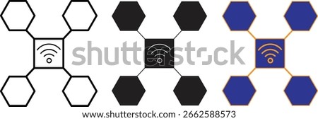 Information icon representing help, guidance or general support with transparent background