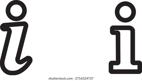 Conjunto de iconos de información. Botón de información. Símbolo de información estilo plano. Icono de información colección. Iconos de información Icono de información