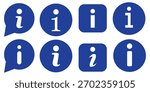 information icon set. . info symbol flat style. Information icon collection. Info icons Info Point Icon Black. Help Logo. Info simple set vector icon