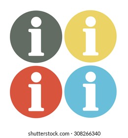 information icon set vector