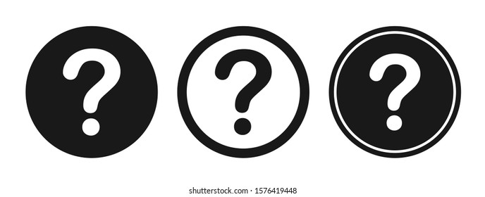 Information Icon Set Vector Illustration. Flat Information Icon