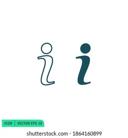 information icon sign logo template