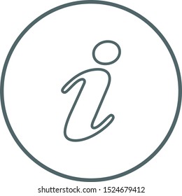 Information icon. Information sign. Vector illustration