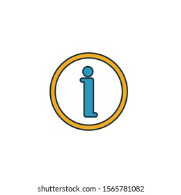 Information icon. Simple element from shopping center sign icons collection. Creative Information icon ui, ux, apps, software and infographics.