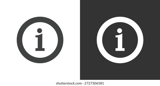 Icono de información. Icono de la serie de glifos sólidos