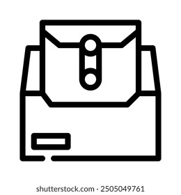 information icon with style outline