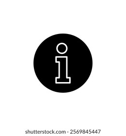 information icon, support, simple flat style, illustration, logo sign symbol pictogram template, for ui or ux isolated on white for mobile app, editable	