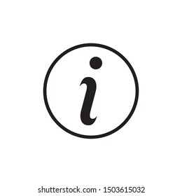 information icon symbol design flat vector