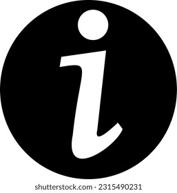 Symbol für Information. Faq und Helpdesk Symbol Symbol. Ersetzbares Vektordesign.