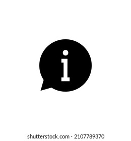 information icon symbol. info vector isolated on white background