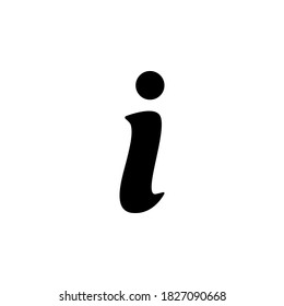 Information icon symbol vector on white background.