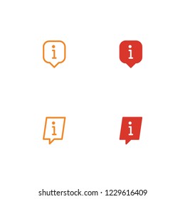 Information Icon Template Set.
